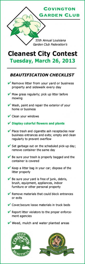 2013_Cleanest_City_Contest_Checklist