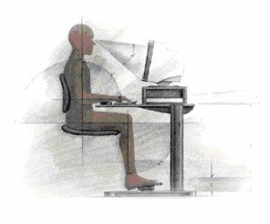 Proper desk posture