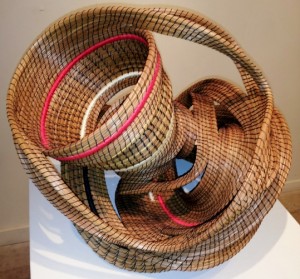 Winner in the 3D category - medium: pine straw by Peggy Wyman