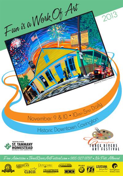 Three Rivers Festival Poster 2013