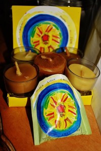 Homemade Beeswax Candles