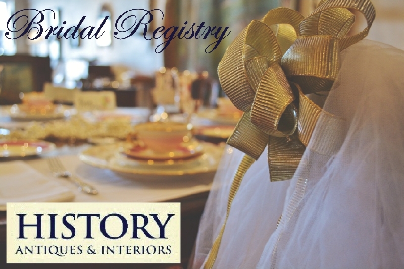 History Antiques And Interiors Bridal Registry
