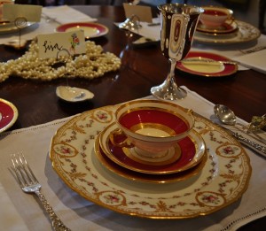 History Antiques and Interiors Bridal Settings, Period Place Settings
