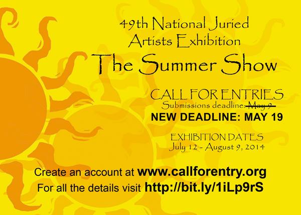 Summer Show Extended Deadline STAA
