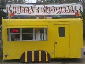 Chubba's Snowballs at the Covington Farmer's Market this Saturday