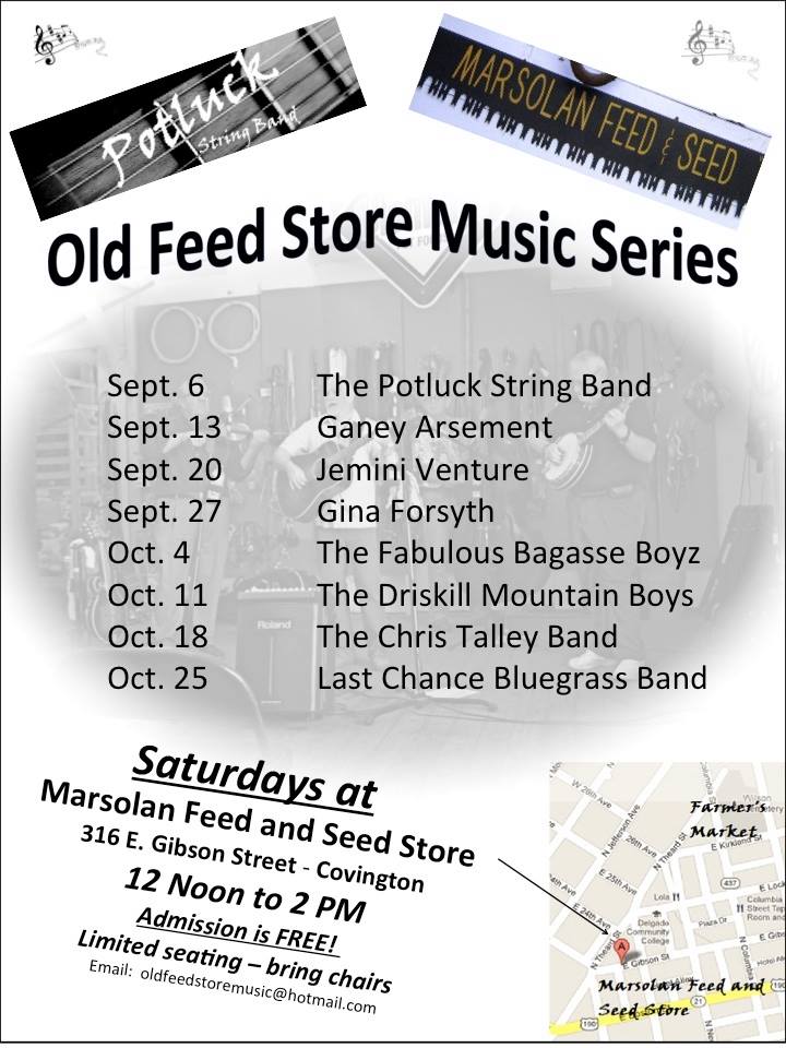 Old Feed Store Music Series Fall 2014