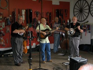 photo: Pot Luck String Band at Marsolan's Feed & Seed Store