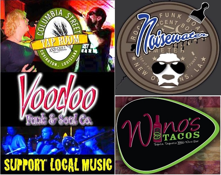 Voodoo Funk & Soul at Columbia Street Tap Room ~ Noisewater at Winos and Tacos