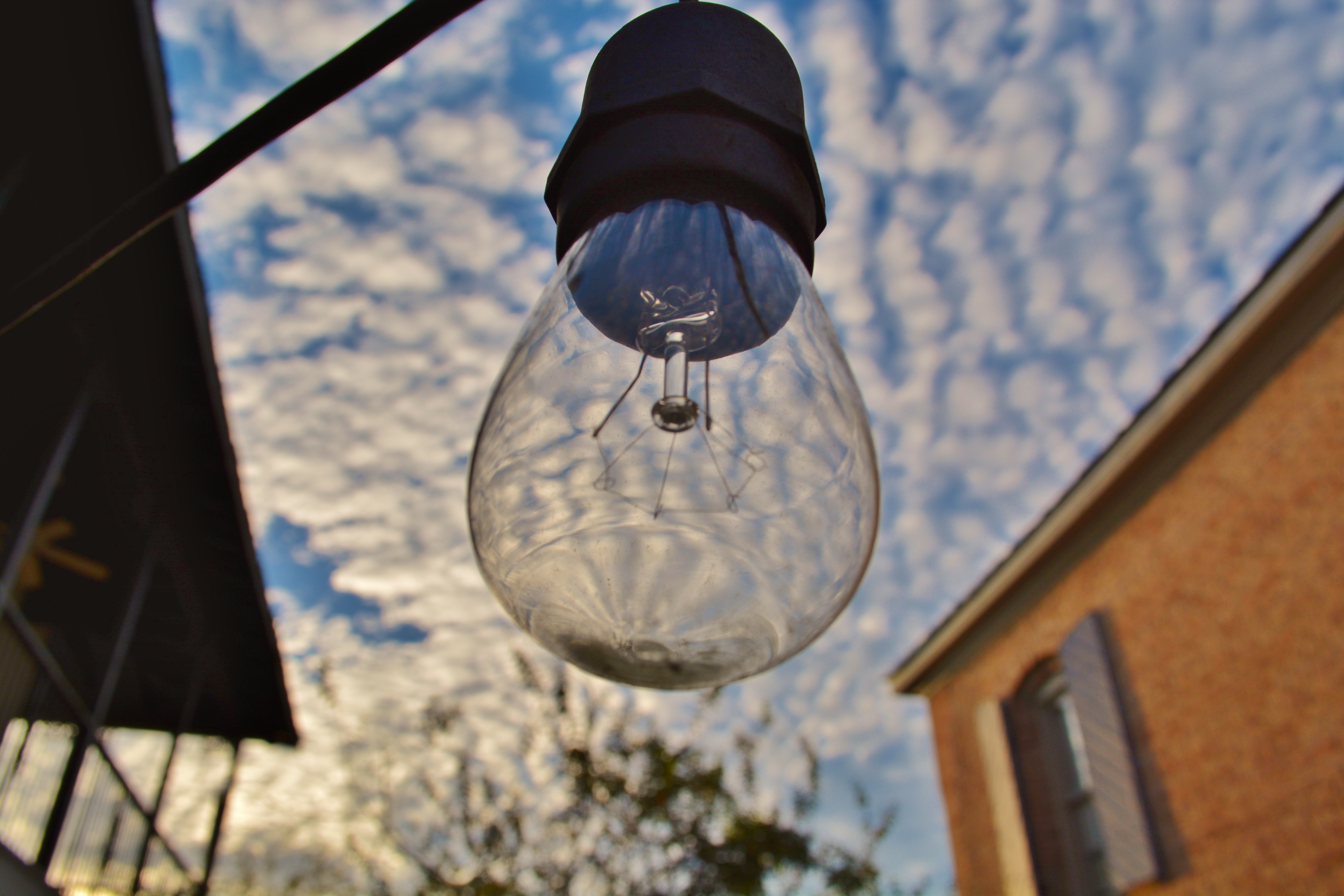 “Glass Bulb Sunset” was submitted by Cici Photography, taken in downtown Covington, LA.