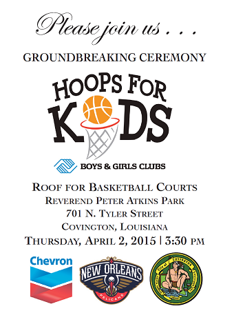 Hoops for Kids groundbreaking
