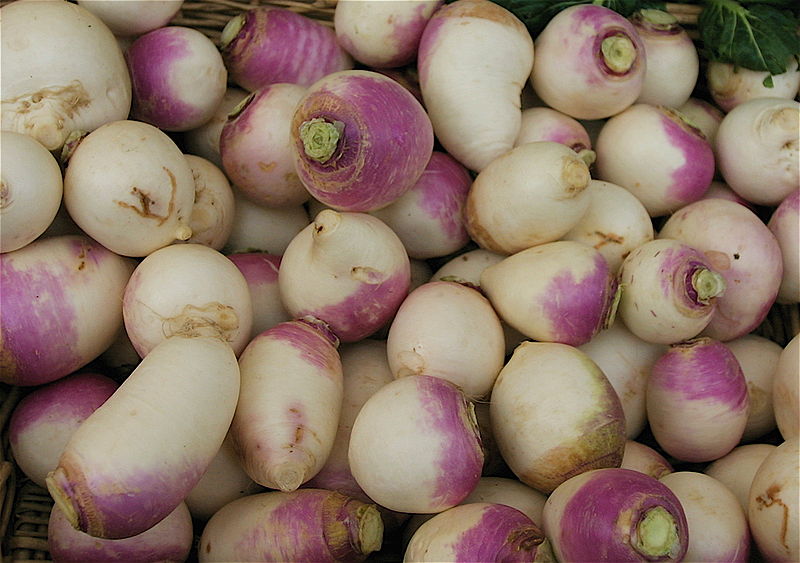Farmers Market Recipe: Garlic Mashed Sweet Potato & Turnips