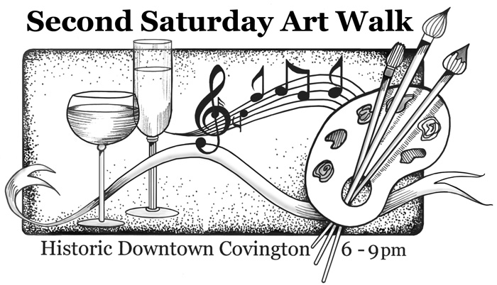 Second Saturday Art Walk in Historic Downtown Covington This Weekend