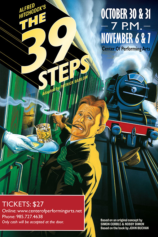 COPA Presents Alfred Hitchcock’s “The 39 Steps:  A Live Radio Play”, Opening This Friday