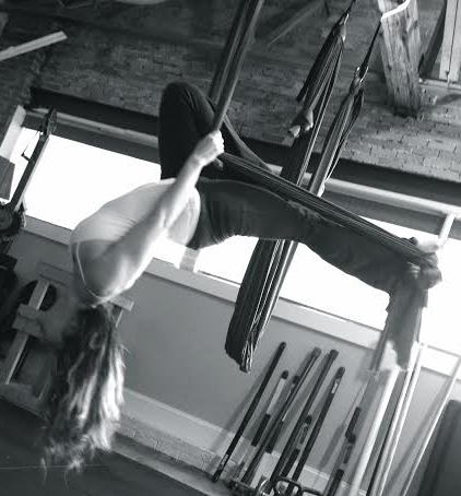 Aerial Yoga Classes with Liz Bragdon at Our Place Studio