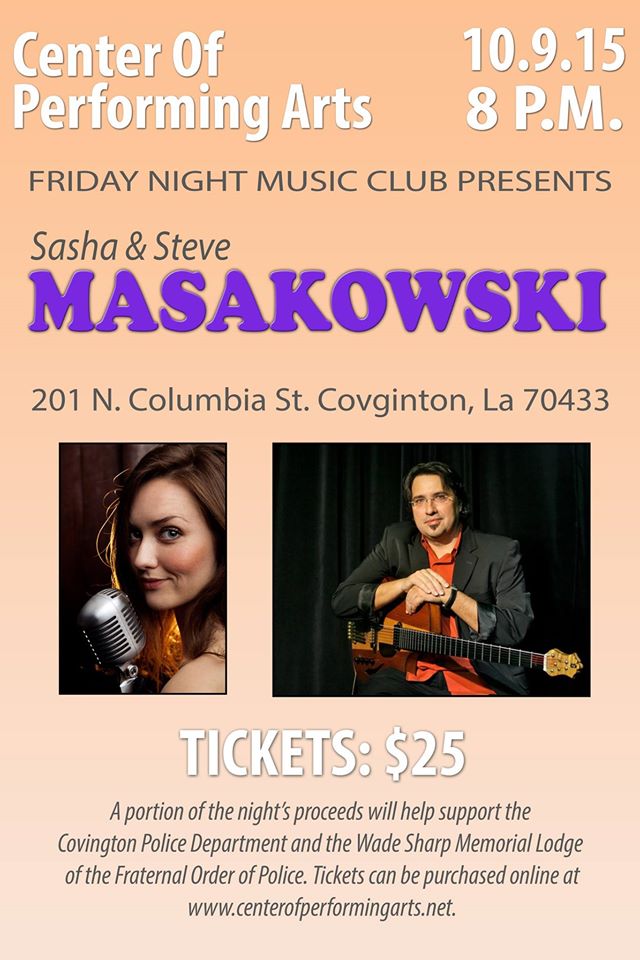 Save The Date for COPA’s Friday Night Music Club with the Masakowskis