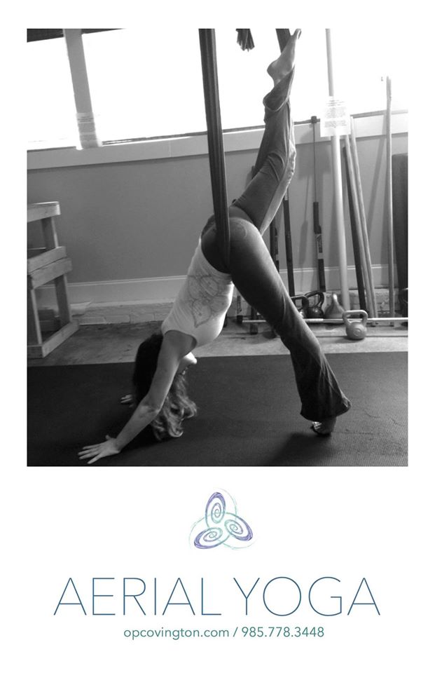 Our Place Studio Offers Aerial Yoga with Liz Bragdon