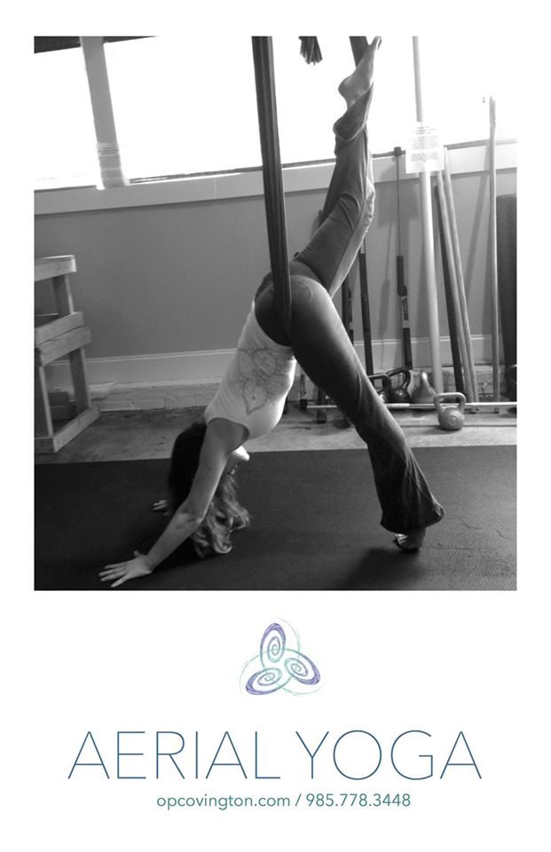 Aerial Yoga at Our Place Studio with Liz Bragdon