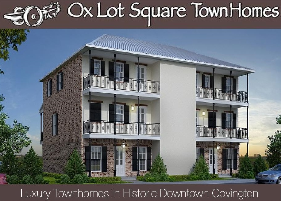 Ox Lot Square Townhomes Available in Historic Downtown Covington