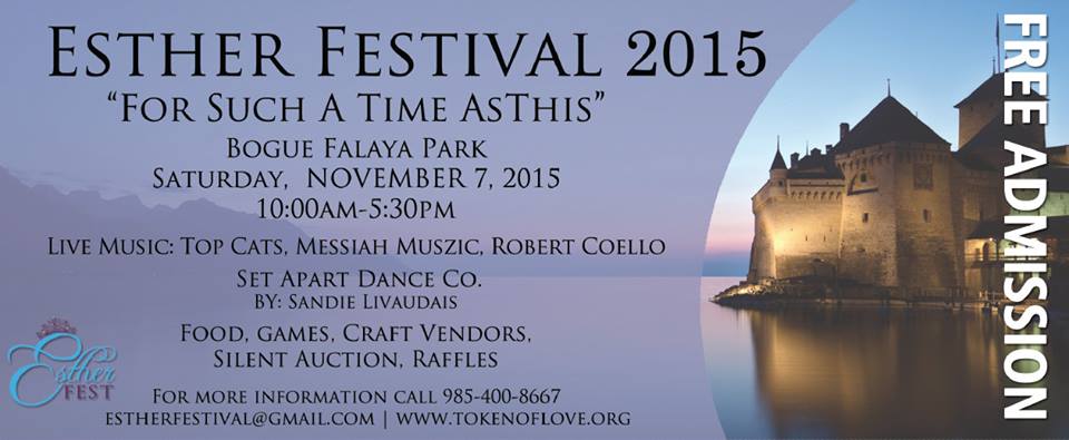 Esther Festival at the Bogue Falaya Park This Saturday