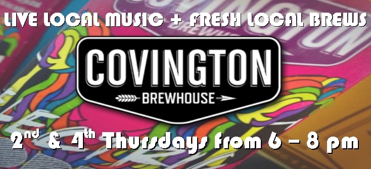 Live Music at the Covington Brewhouse Thursday, March 10, 2016