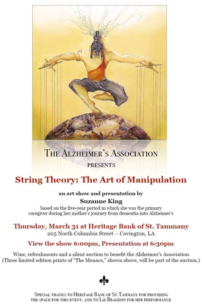 Heritage Bank Hosts “String Theory:  The Art of Manipulation” to Benefit Alzheimer’s Association