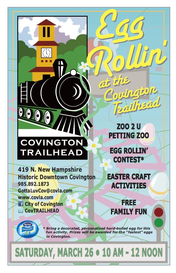 Egg Rollin’ at the Covington Trailhead This Saturday