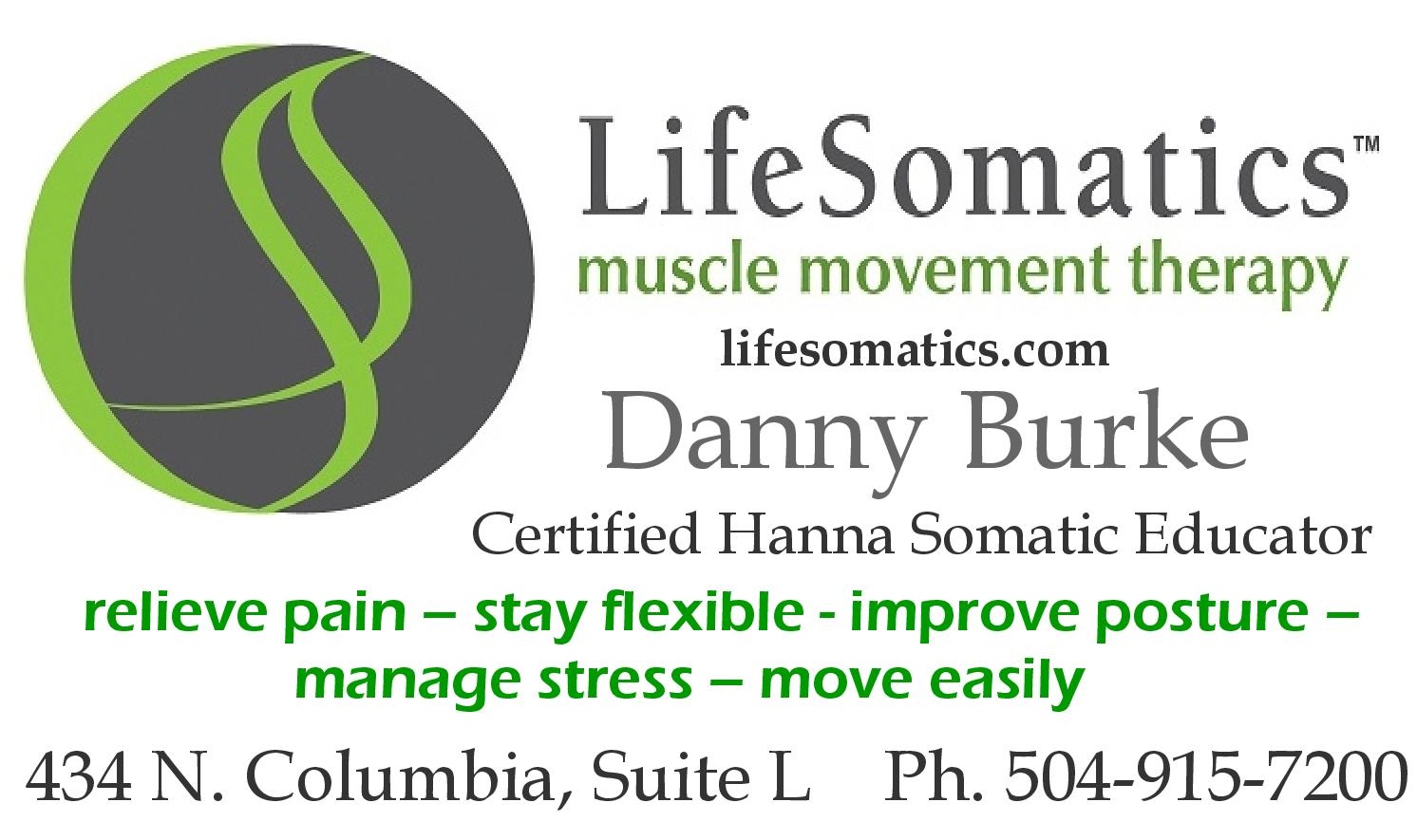 Somatics For Pain Relief, Correct Posture:  Sign Up Now and Save $25