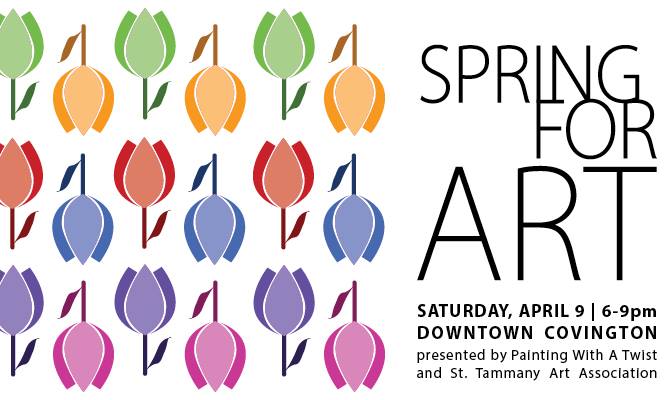 Save the Date for the St. Tammany Art Association’s Spring For Art