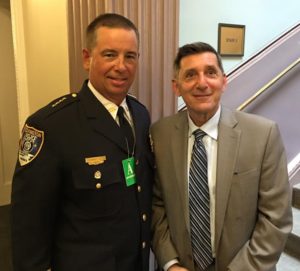 Chief Timothy Lentz and National Drug Control Policy Director Michael Botticelli
