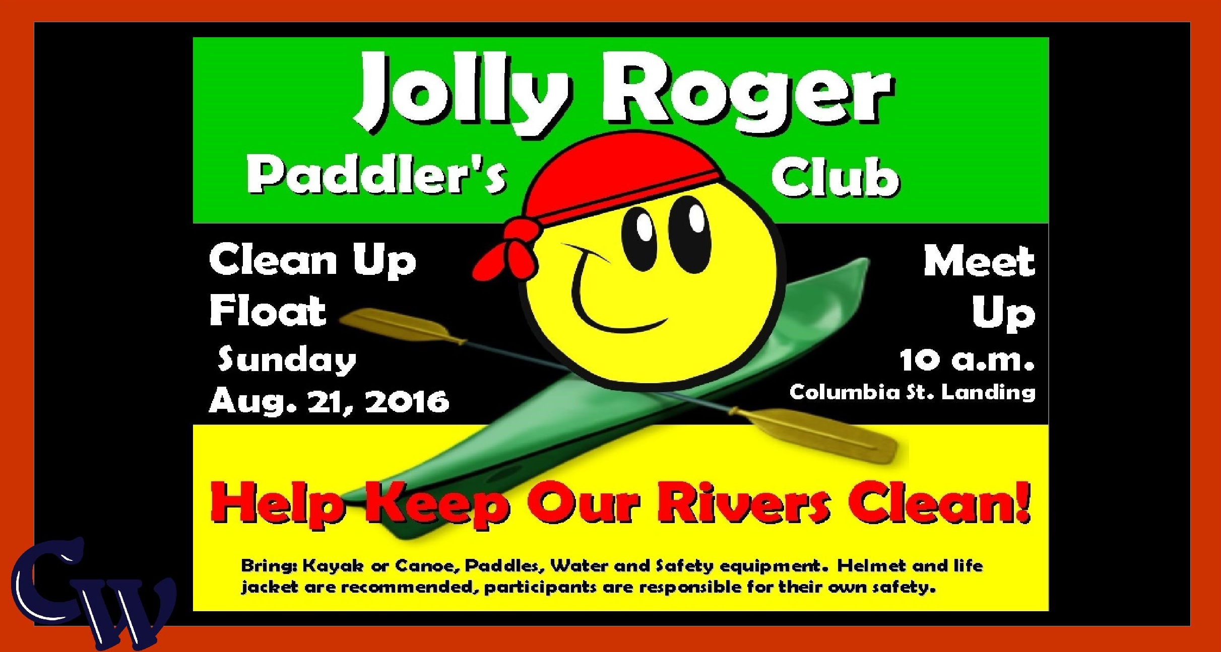 Jolly Roger Paddler’s Club Clean Up Float
