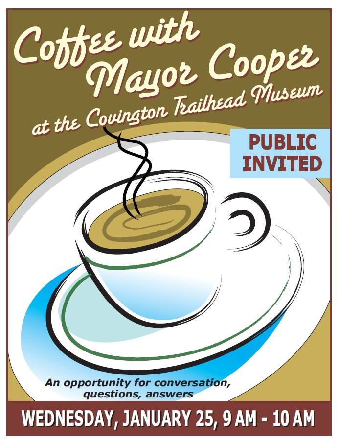 Coffee With Mayor Cooper Wed., Jan. 25, 2017