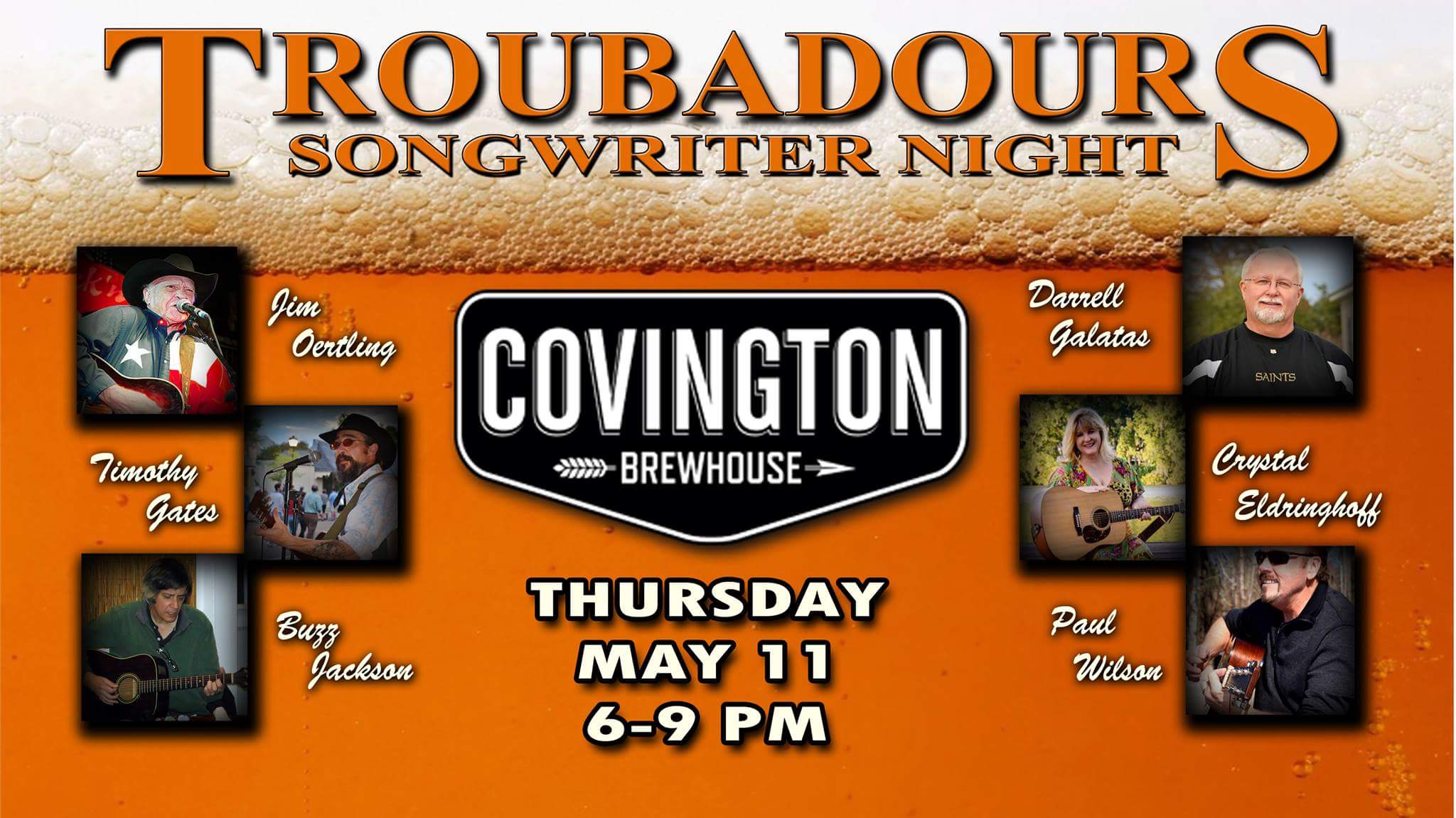 Thursday, May 11, 2017 at Covington Brewhouse