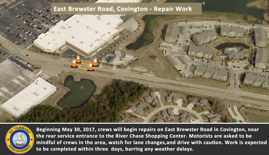 Parish Announces Repair Work On Brewster Rd.