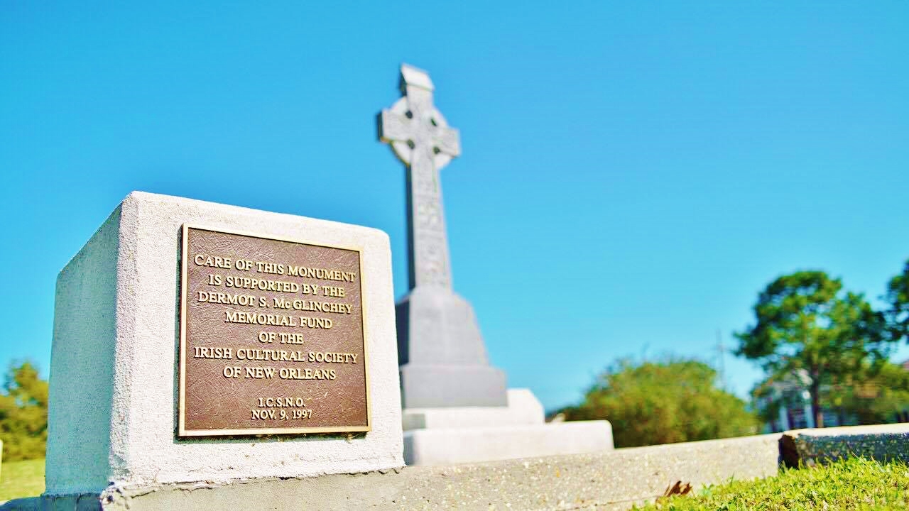 A Celtic Cross From Ireland In New Orleans