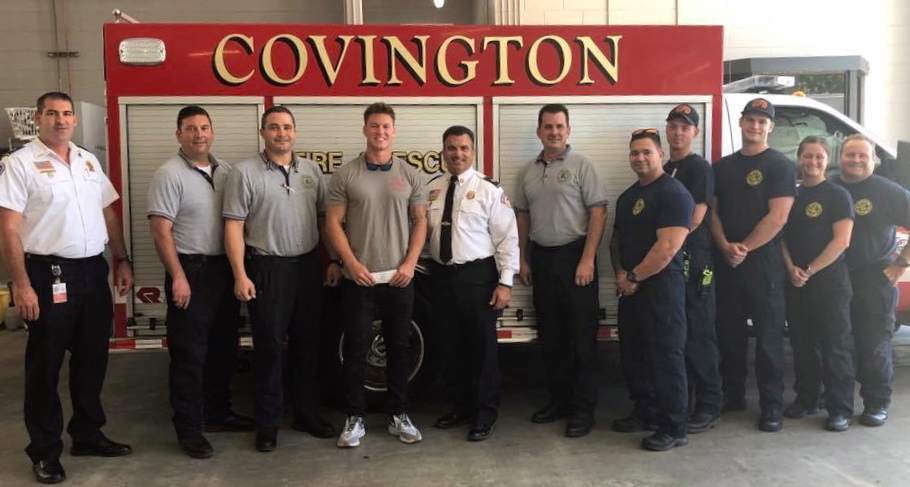 CFD Firefighter’s Association Donates Check to Firefighter