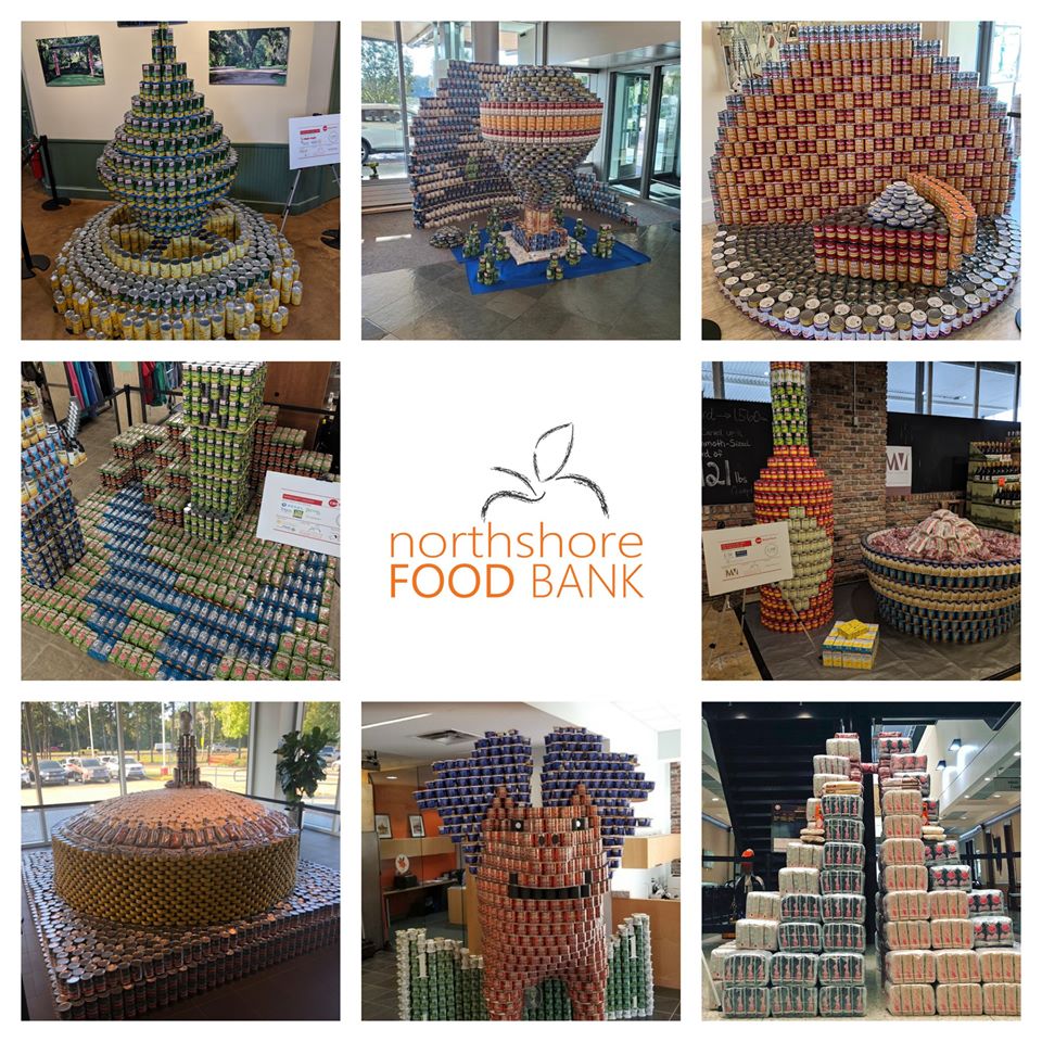 Northshore Food Bank Canstruction roundup