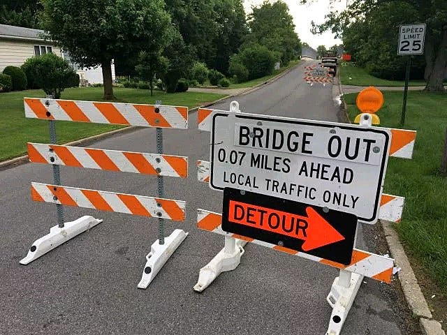11th Ave. Bridge At Mile Branch Repair