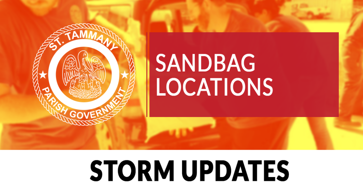 St. Tammany Parish Government Monitors Tropical Depression Beta — Activates Sandbag Locations